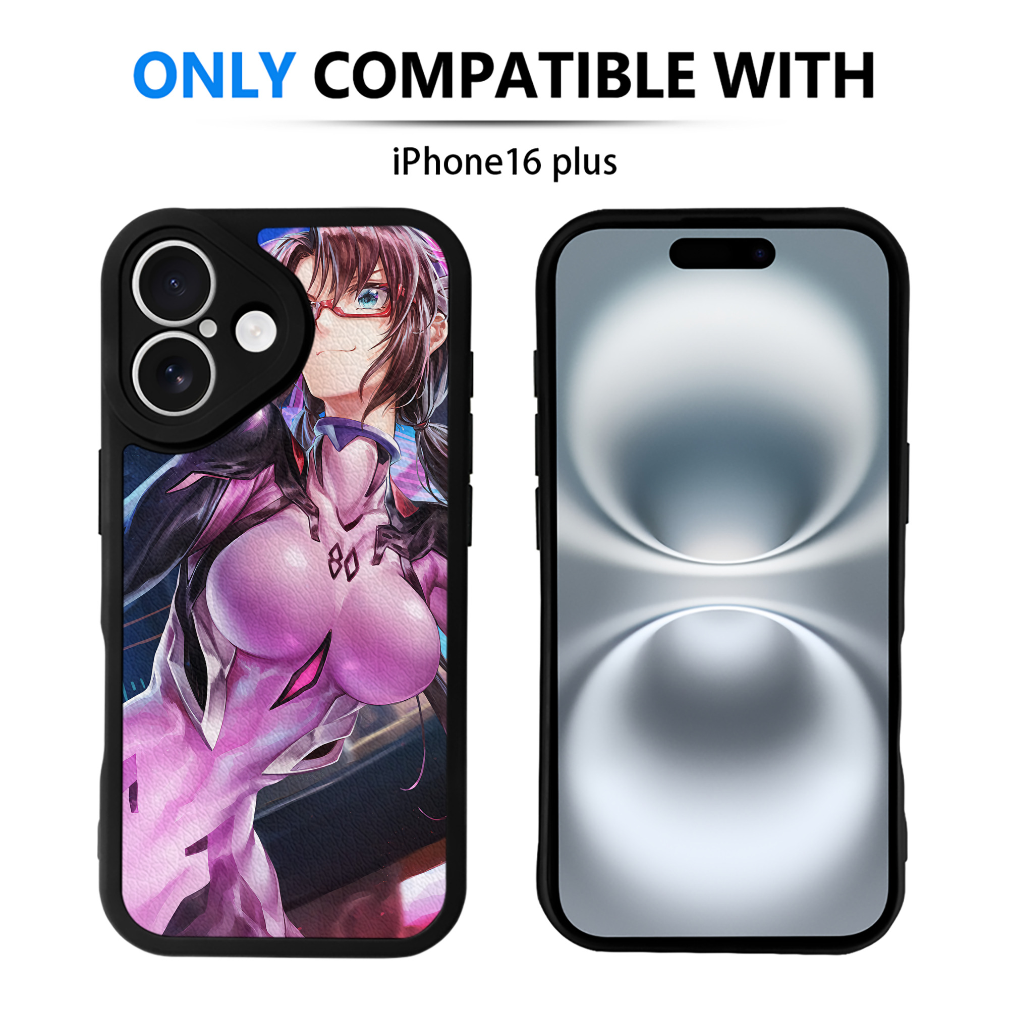 （画像用） EVA 新世紀エヴァンゲリオン 【iPhone 16シリーズ対応】シリコンスマホケース（レザー調） 材質：シリコン